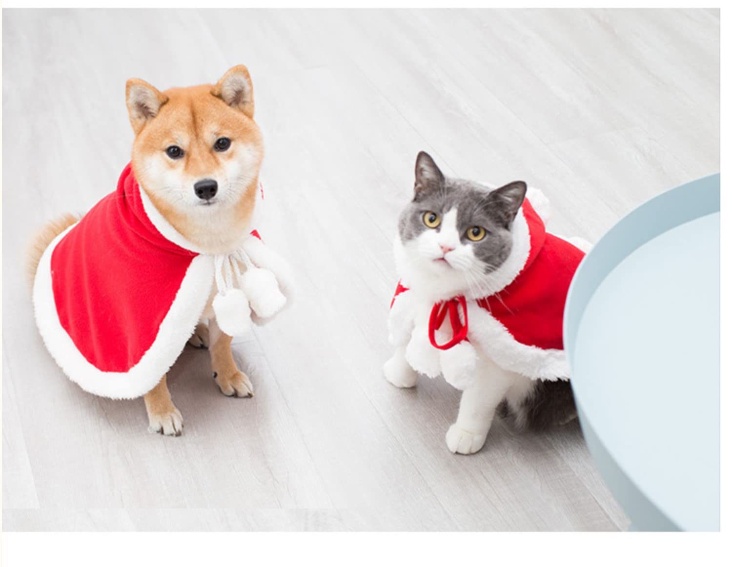 Amazon | 犬猫 クリスマス ケープ マント コスプレ Xmas